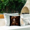 Stupell Industries Canine Crown Prince Outdoor Decorative Throw Pillow, 18 x 18 - 3 of 3