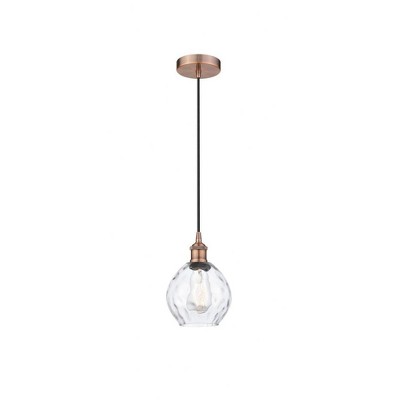 Waverly - 1 Light Mini Pendant In Industrial Style-9.25 Inches Tall and 6 Inches Wide