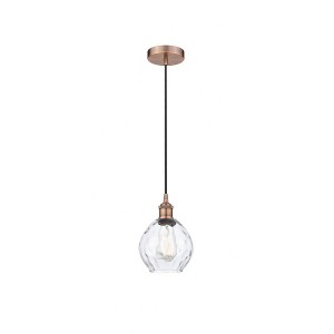 Waverly - 1 Light Mini Pendant In Industrial Style-9.25 Inches Tall and 6 Inches Wide - 1 of 1