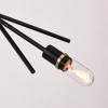 Vaxcel Halsted 8 - Light Pendant in  Black/Satin Brass - 4 of 4