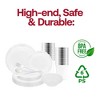 Smarty Had A Party Clear w/ Silver Vintage Plastic Tableware Set - 60 Sets - 4 of 4