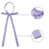 Allegra K Women's Self-Tied Solid Color Ribbon Cosplay Elegant Long Neck Bowties - 4 of 4