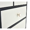 Grungis Fluted 5-Drawer Dresser with Storage,Minimalist Wood MDF Board Sideboard Cabinet for Bedroom Living Room - 4 of 4