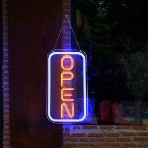 Hachikiko "OPEN" LED Neon Sign - 1 of 4