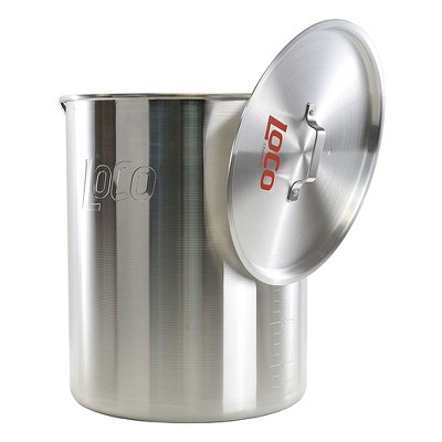 30-Quart Silver Aluminum Boiling and Steaming Pot Kit