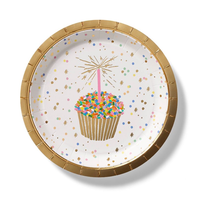 Rifle Paper Co. 10ct Birthday Cake Snack Plates, 1 of 4