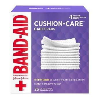 Band-Aid 4x4 Gauze Pads - 25ct