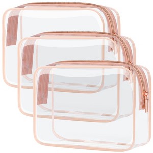 Generic Clear Makeup Bag - TSA Approved Toiletry Bag Travel Clear Toiletry Bag - 1 of 4