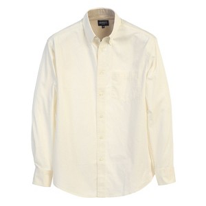 Gioberti Men's 100% Cotton Twill Oxford Shirt with Contrast - 1 of 3