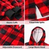 Catalonia Women Fleece Hoodie Sweatshirt Dress, Casual Snuggle Wearable Blanket Pullover Sweater with Kangaroo Pocket, Warm and Soft, Gift for Women - 4 of 4