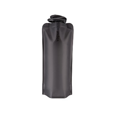 Vapur Anti-Bottle Collapsible Wide Mouth Water Bottle 23 oz. Blackout (30177)