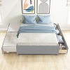 NicBex Full Size Wood Bed Frame with Twin Trundle and 2 Drawers for Adults - 3 of 4