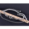 Anna-Kaci Women's Crystal Circle and Floral Accent Waist Chain Adjustable Belly Jewelry - Silver - 3 of 4