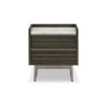 Signature Design by Ashley Arkenton 2-Drawer Nightstand with White Marble Top - Modern Bedroom Side Table, Grayish Brown Wood Finish - 4 of 4