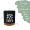 Elanze Designs Bless Home Enter Black X-Large Cork Bottom Kitchen Utensil Holder - 2 of 4
