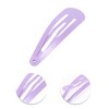 Unique Bargains Girl's Fashion Cute Flowers Hair Clips Purple 9 Pcs - 3 of 3