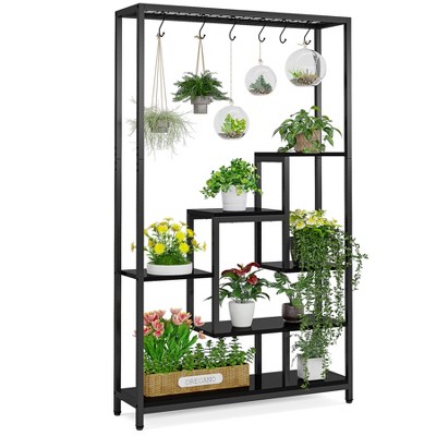 Tribesigns 5-tier Tall Indoor Plant Stand Black : Target