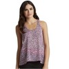 Aeropostale Womens Aria Sheer Cheetah Chiffon Tank Top - 2 of 3