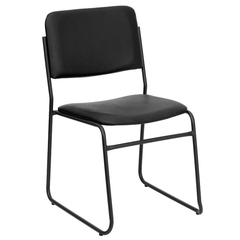 Flash Furniture HERCULES Series 500 lb. Capacity High Density Stacking Chair with Sled Base, 1 of 12