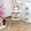 Infans 4-in-1 Infant Feeding Chair Convertible High Baby Chair w/Adjustable Tray - 4 of 4