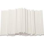 Genie Crafts 300 Pack Cake Pop Sticks - 4-Inch Paper Treat Sticks for Lollipops, Candy Apples, Suckers (White)