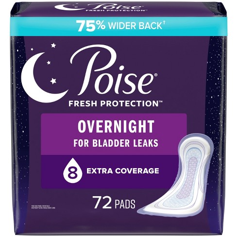 Tena Intimates Extra Coverage Overnight Incontinence Pads For