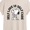 Women's - Peanuts -  Oversized Graphic T-Shirt - image 2 of 4