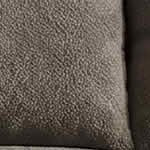 Raindrop Velvet Dark Gray/L-shaped sofa with left chaise