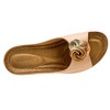 GC Shoes Sydney Flower Comfort Slide Wedge Sandals - 4 of 4