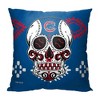 MLB Chicago Cubs Candy Skull Throw Pillow 18x18 Inches - 3 of 4