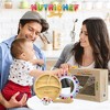 NutriChef Stars Three Compartment Round Plate with Silicone Suction and Spoon for Baby and Toddlers - 3 of 3