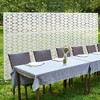 PexFix 72 in. x 47 in. Outdoor Privacy Rectangle Screen Galvanized Steel Panel Divider in White - 3 of 4