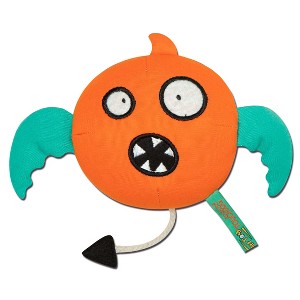 Touchdog Cartoon Flying Critter Monster Plush Dog Toy - 1 of 1