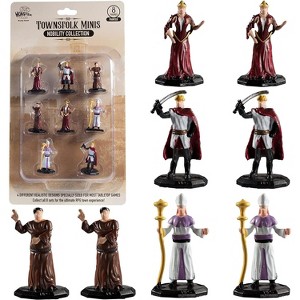 Townsfolk Mini Fantasy Figures - Nobility Class - 8pc Hand-Painted Non Player Character NPC Miniatures - 1 - 1 of 4