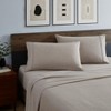 Kenneth Cole Solid Cationic Brushed  Brown Full Sheet Set - 2 of 4