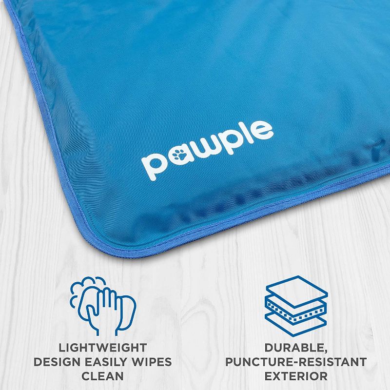 Pawple Dog Cooling Mat Pet Pad for Kennel, Crate or Bed, 4 of 7