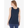 Woman Within Plus Size Scoopneck Tank - 4 of 4