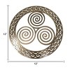 Slickblue Celtic Metal Wall Art – 12" Round Hanging Decor in 8 Irish Designs & 4 Finish Options for Home - 3 of 4