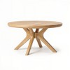 Cross Leg Round Coffee Table (36in x 36in / 910mm x 910mm) - 3 of 4