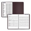 DayMinder Weekly Appointment Book, Vertical-Column Format, 11 x 8, Burgundy Cover, 12-Month (Jan to Dec): 2025 - 4 of 4