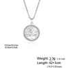 Clotth Tree of Life Necklace - Luxurious 925 Silver Jewelry with Clear Zirconia, Symbolic Family Tree Pendant for Occasions - 2 of 4