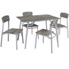 NicBex 4/5-Piece Retro Style Dining Set Dining Table & Chairs for Kitchen,Dining Room,Restaurant,Modern Dinette Set with Metal Frame - 2 of 4