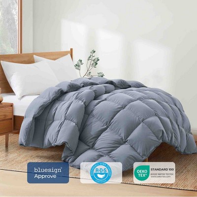 King Steel Gray Microfiber Medium Weight Duvet