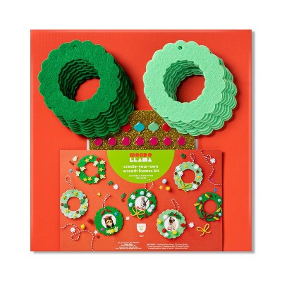 Create Your Own Felt Wreath Frames Kit - Mondo Llama™