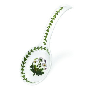 Portmeirion Botanic Garden 8.75" Spoon Rest, Daisy Floral Motif, Dishwasher, Microwave Safe, Chip-Resistant Porcelain, Ideal for Kitchen Counter - 1 of 1