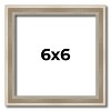 PosterPalooza | Square Classic Modern Silver Picture Frame - UV Acrylic, Foam Board Backing, Hanging Hardware - 2 of 4