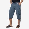 X RAY Men's Belted 18" Inseam Below Knee Long Cargo Solid Shorts - 4 of 4