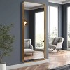MAYEERTY Gold Rounded Rectangular Aluminum Alloy Full Length Deep Mirror without Stand for Living Room and Bedroom Wall Decor - 2 of 4