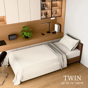 Bedding Bed Sheets Set - 3 Piece Bedding - Brushed Microfiber - Shrinkage and Fade Resistant - Easy Care - 1 of 4