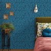 Layered Leaves Peel & Stick Wallpaper Blue - Opalhouse™: Removable, Self-Adhesive, Bohemian Botanical Decor - 4 of 4